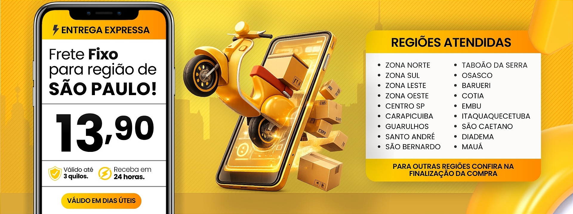 [CLAUMIXX] Banner Frete Grátis (NOVO)