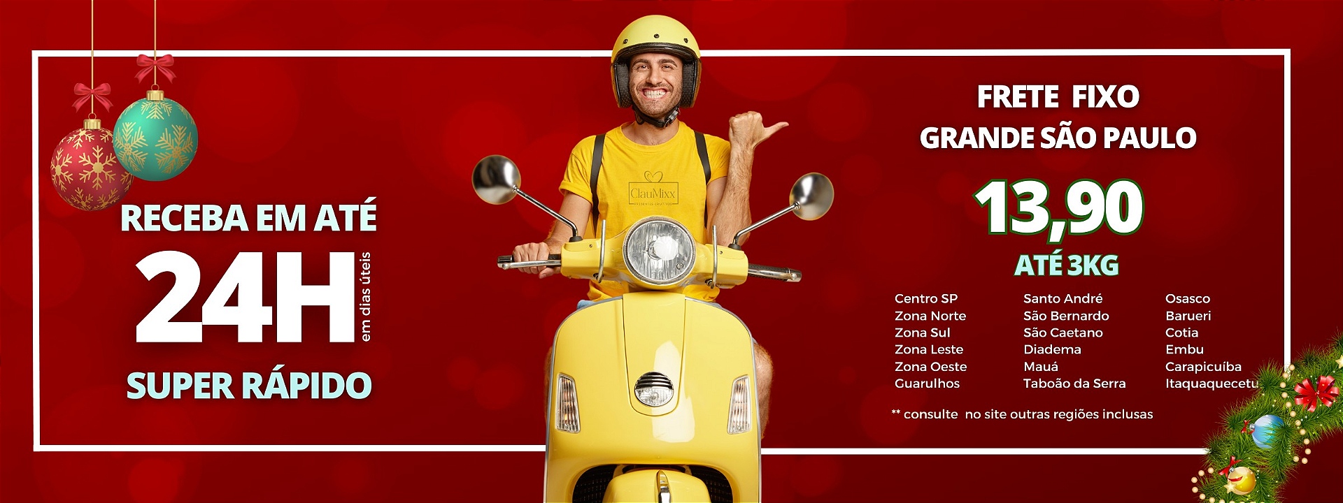 ClauMixx - Natal Frete - banner