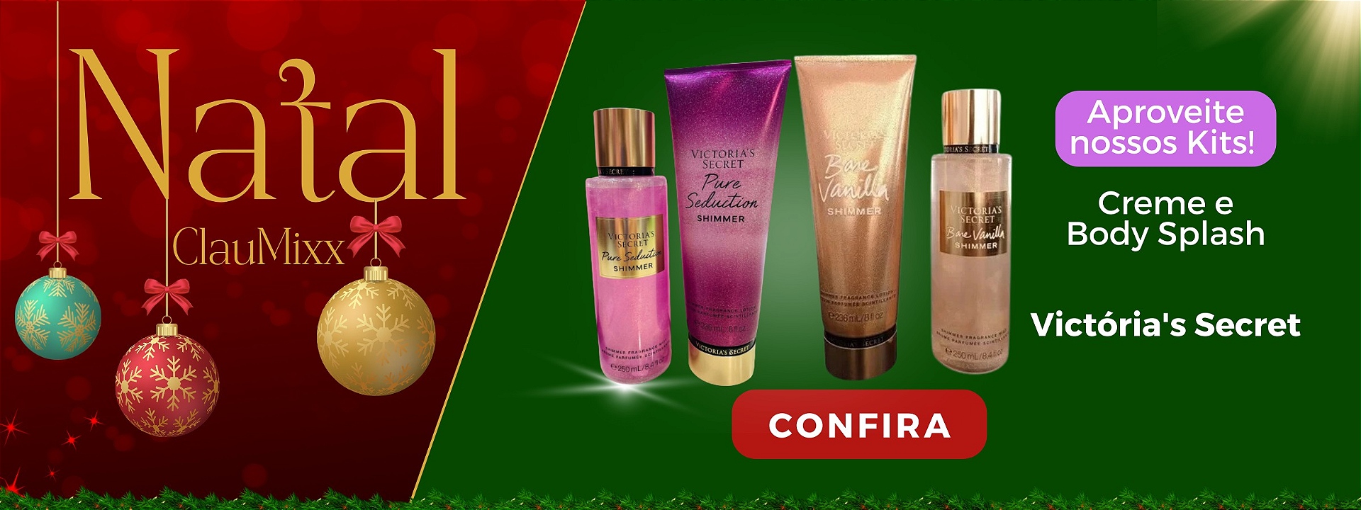 ClauMixx - Natal kit Victorias Secret - banner