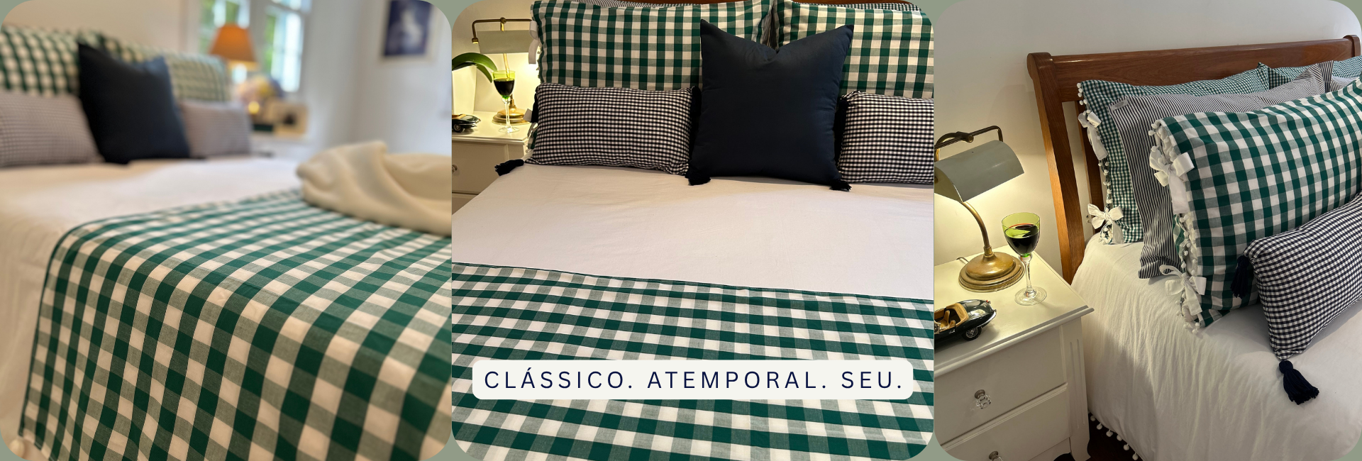 azul marinho e verde bandeira