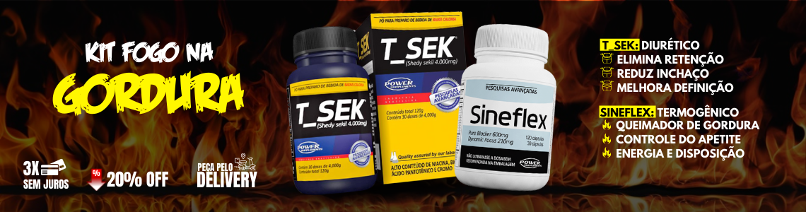 KIT "FOGO NA GORDURA"