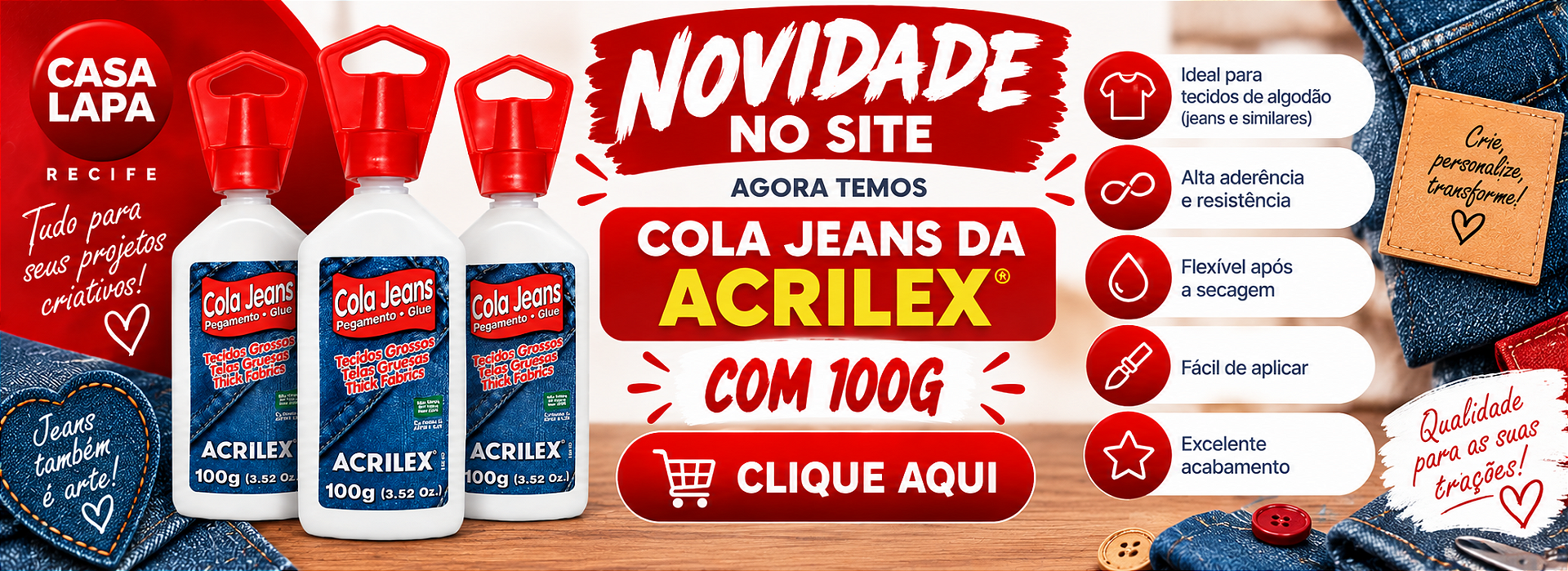 BANNER DA COLA JEANS