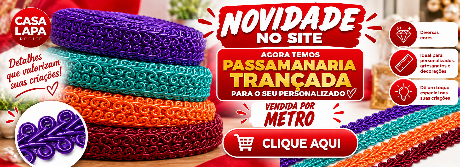 BANNER DA PASSAMANARIA TRANÇADA