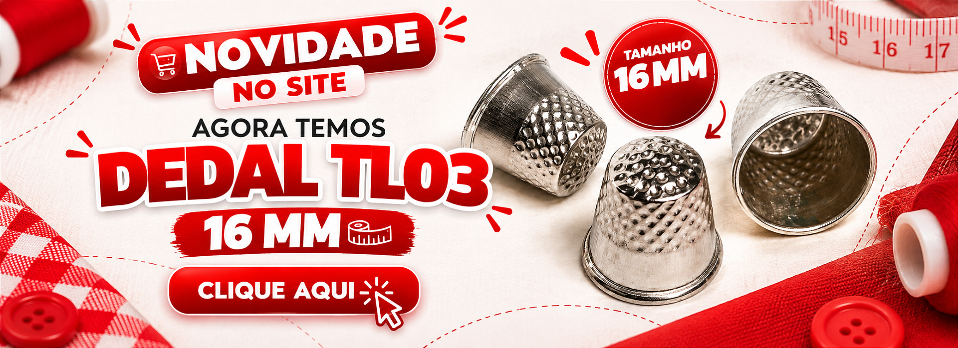 BANNER DO DEDAL 16MM