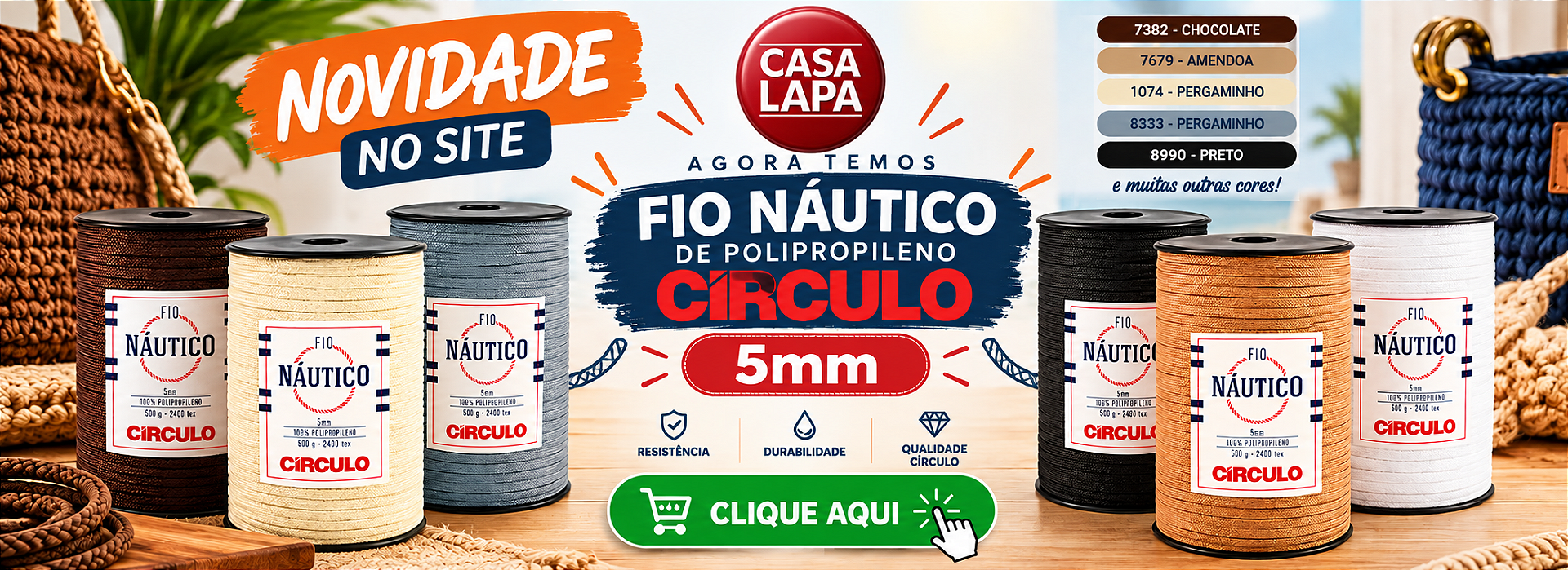 Banner do Fio Nautico 5 mm