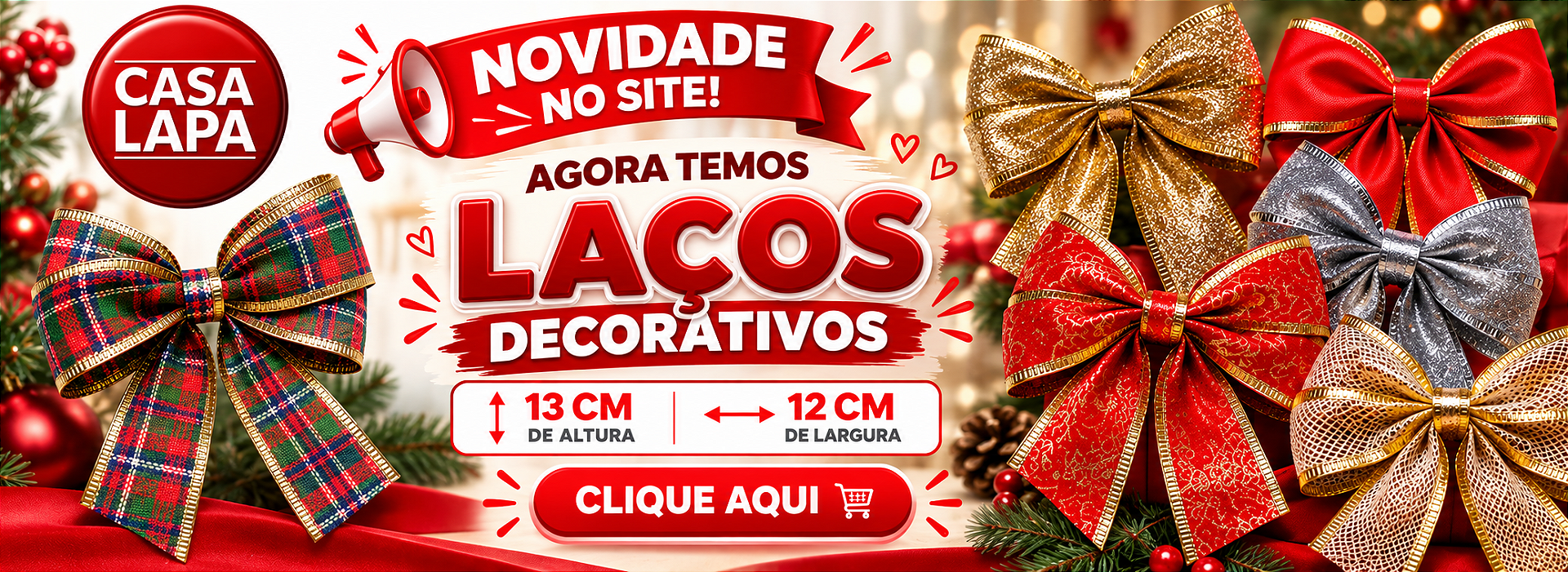 BANNER DOS LAÇOS DECORATIVOS