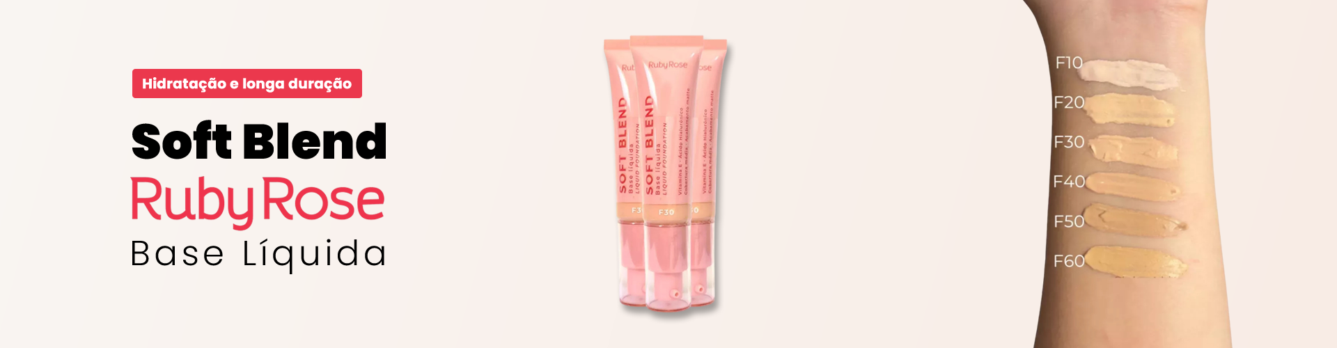Base Líquida Ruby Rose Soft Blend
