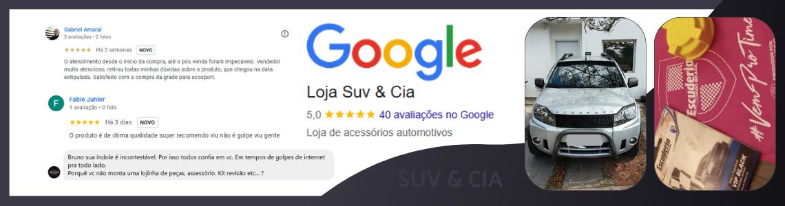 5 Estrelas no Google!