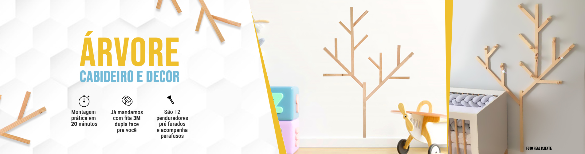 Árvore Cabideiro e Decor