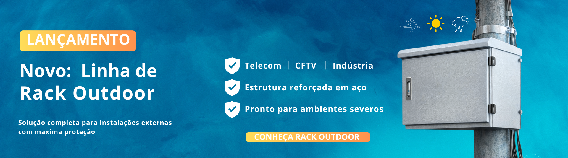 Full Banner Rack Outdoor