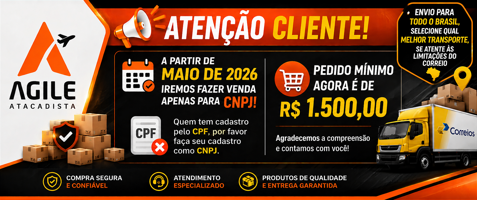mudar cnpj para ncop