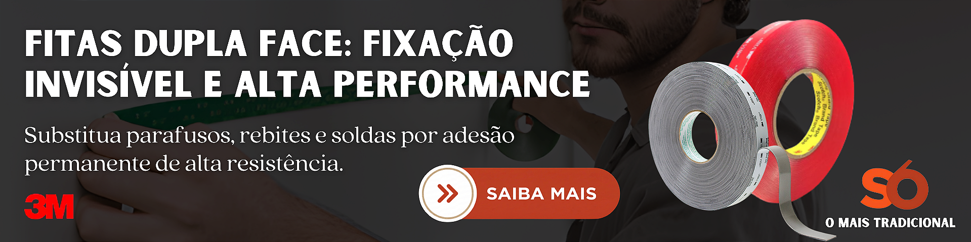 Banner fita dupla face