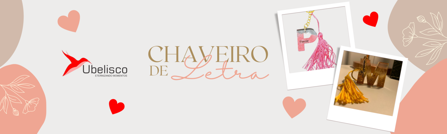 Chaveiro Letra