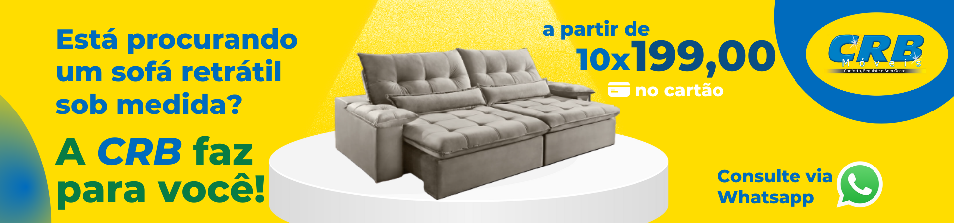 Banner Sofá Sob Medida