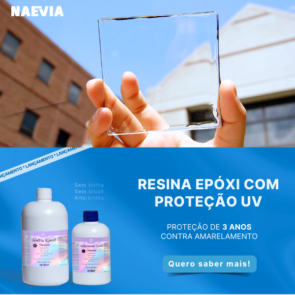 Banner Lançamento resina epóxi com proteção UV mobile