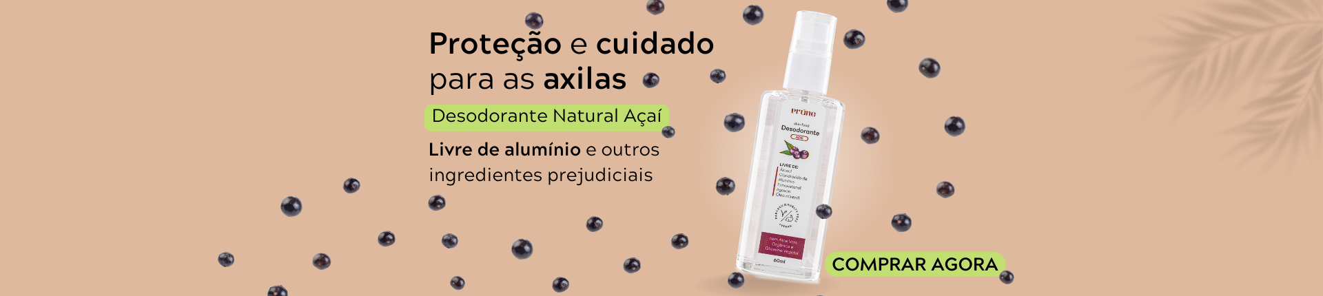 Desodorante Natural Açai