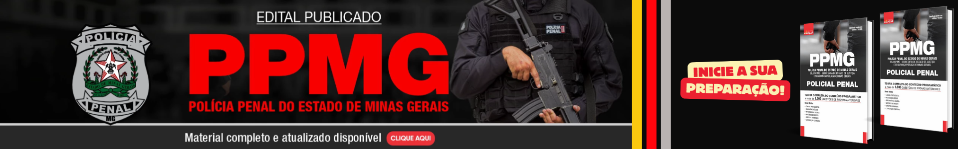 Concurso Polícia Penal MG / PP MG