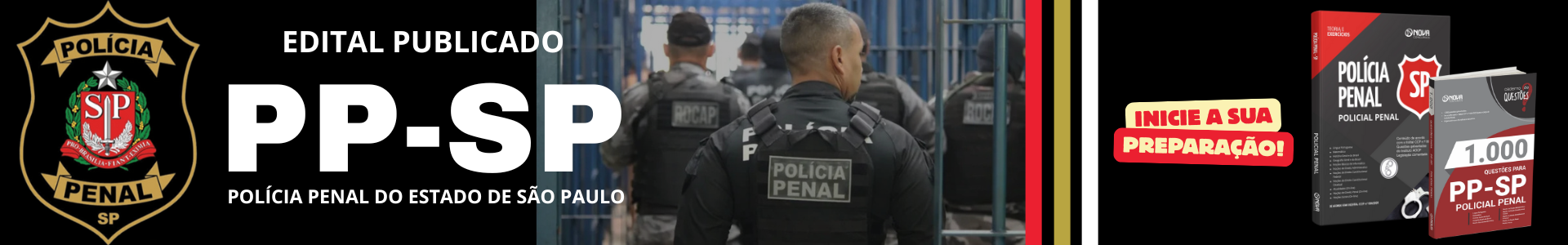 Concurso PP SP 2025 - Polícia Penal de São Paulo