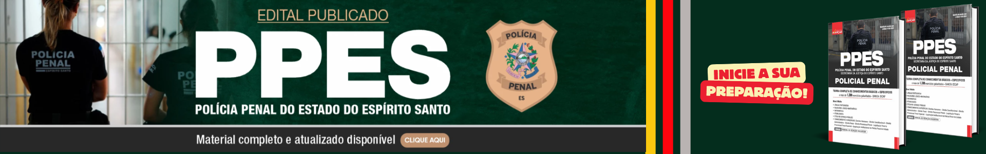 Concurso PP ES - Polícia Penal do Espírito Santo