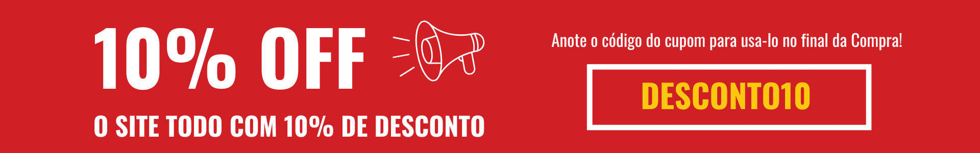 CUPOM DE DESCONTO