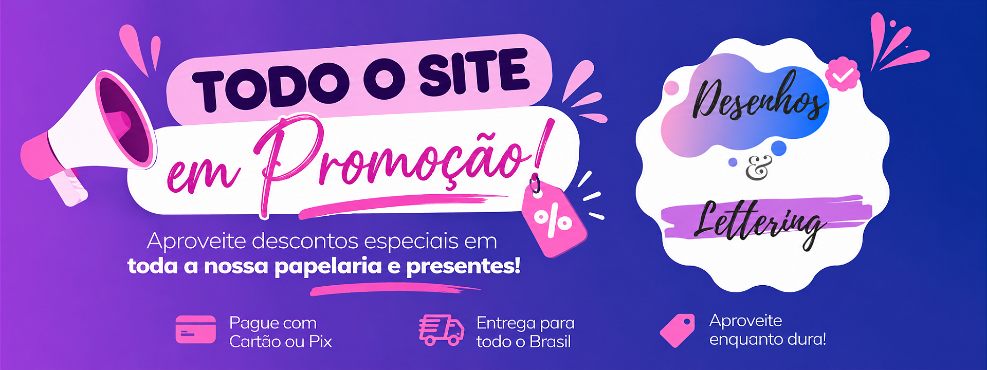 TODO O SITE EM PROMOÇÃO