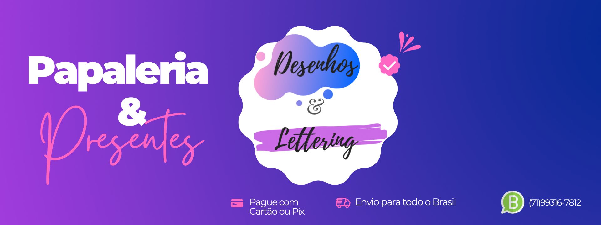 Banner Roxo Institucional