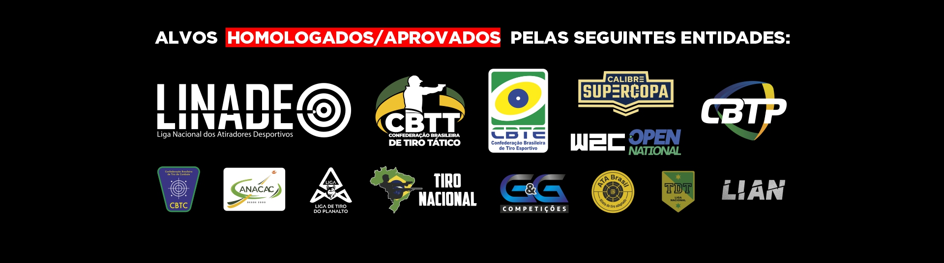 Alvos Homologados/Aprovados