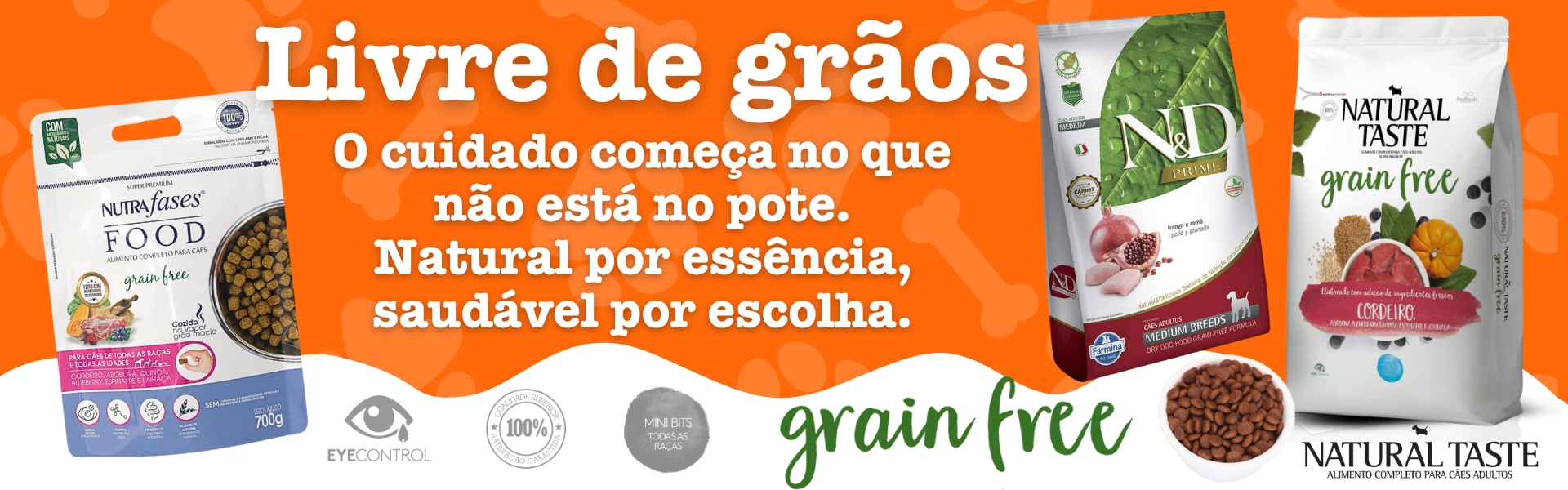 natural taste livre de grãos