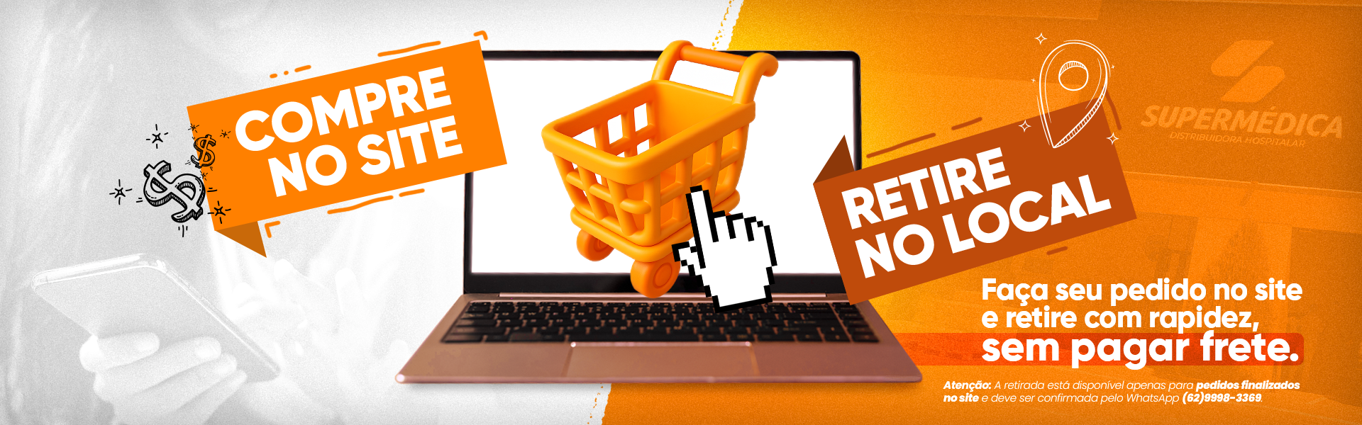 Banner Retirada no Local