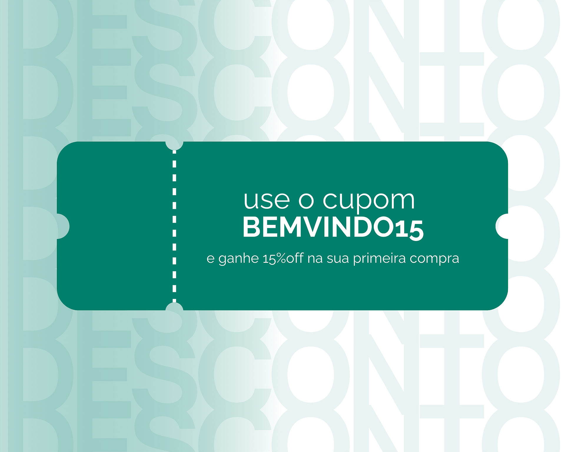 CUPOM DE DESCONTO - mobile