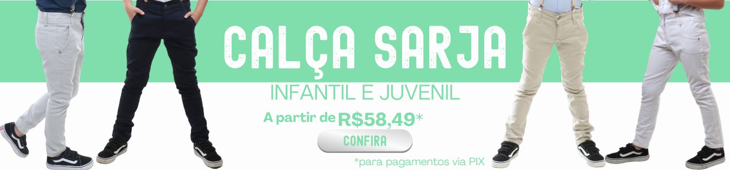 Calças jeans infantis 