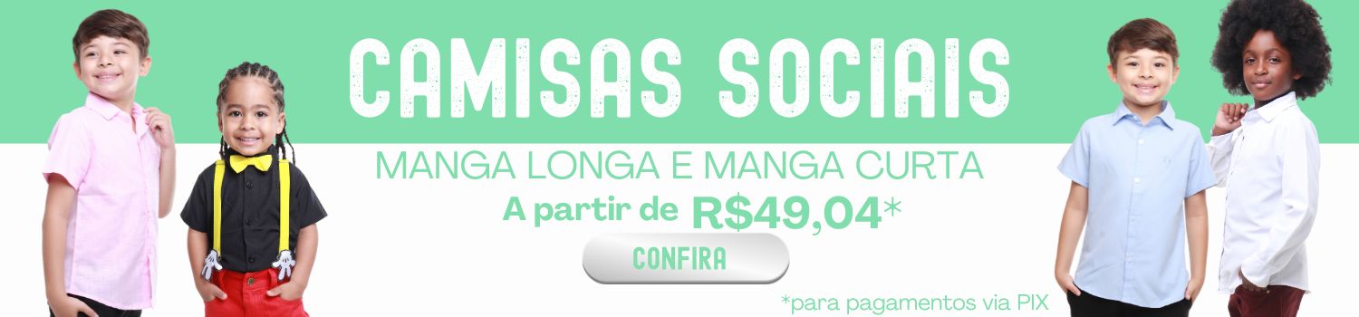 Camisa Social Manga Longa