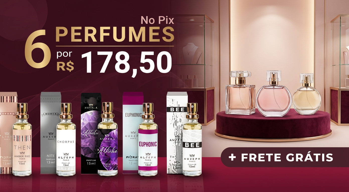 Promoção 5 perfumes