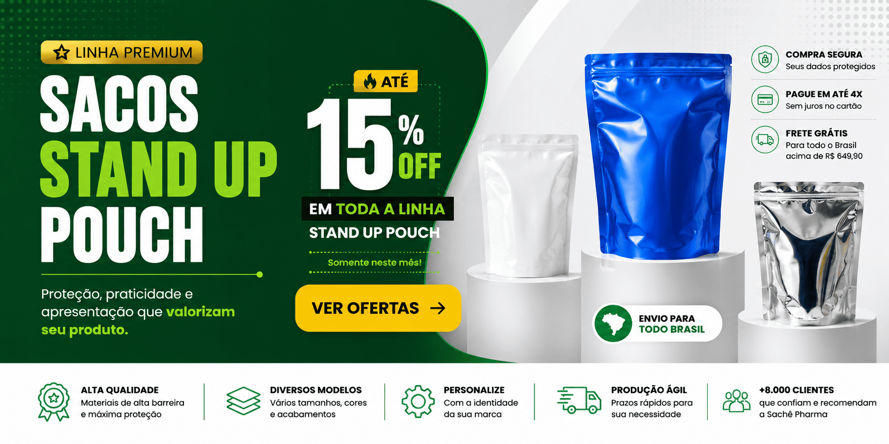 SACOS POUCHES