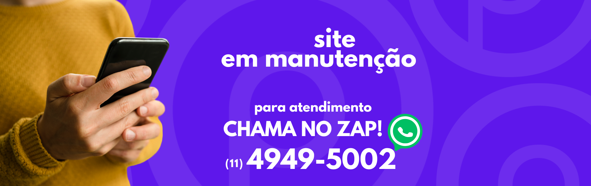 Site em manutenção