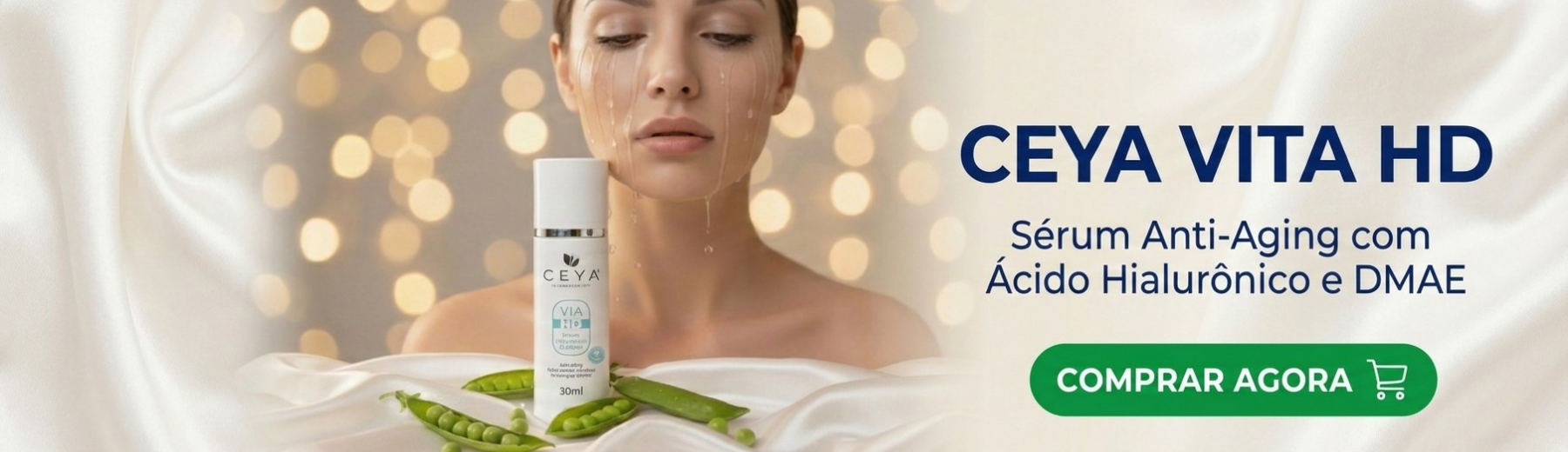 Sérum Facial Ácido Hialurônico Vita HD Ceya Biocosmética