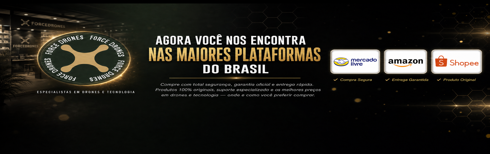 Mercado livre, Amazon e Shopee