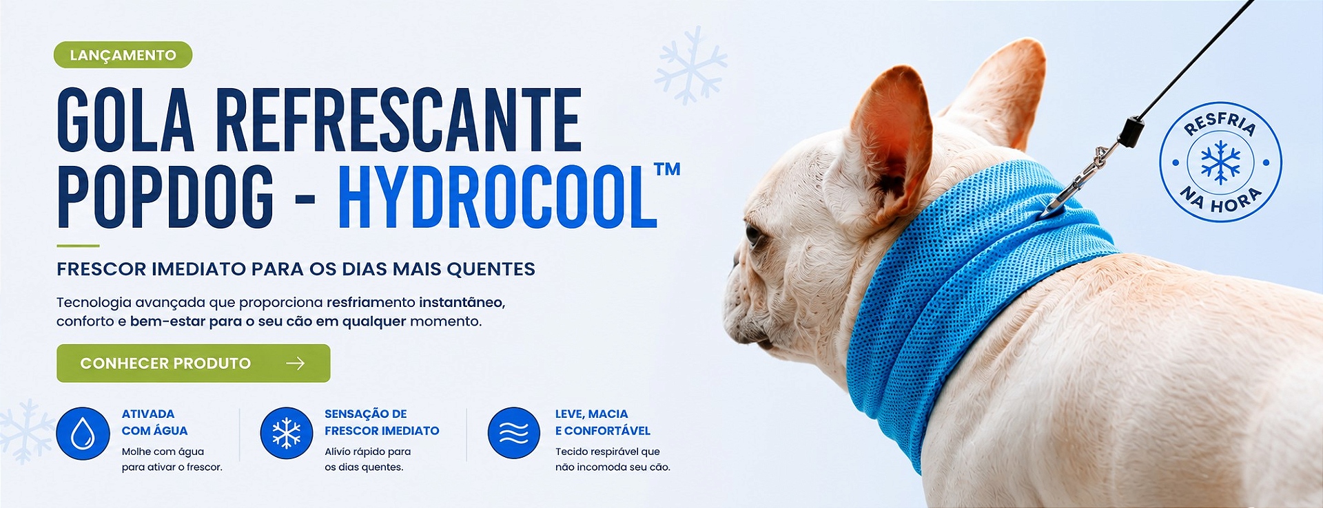 Gola Refrescante para cães PopDog - HydroCool™