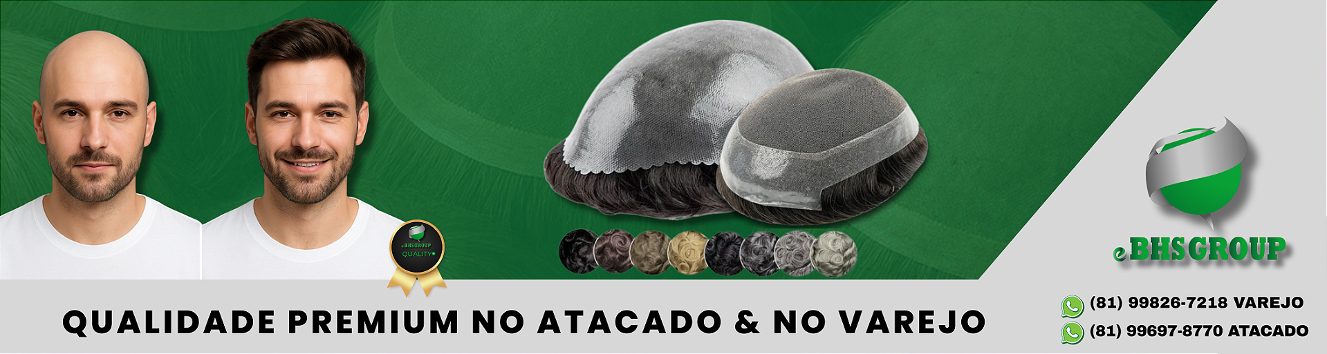 Prótese Capilar Masculina