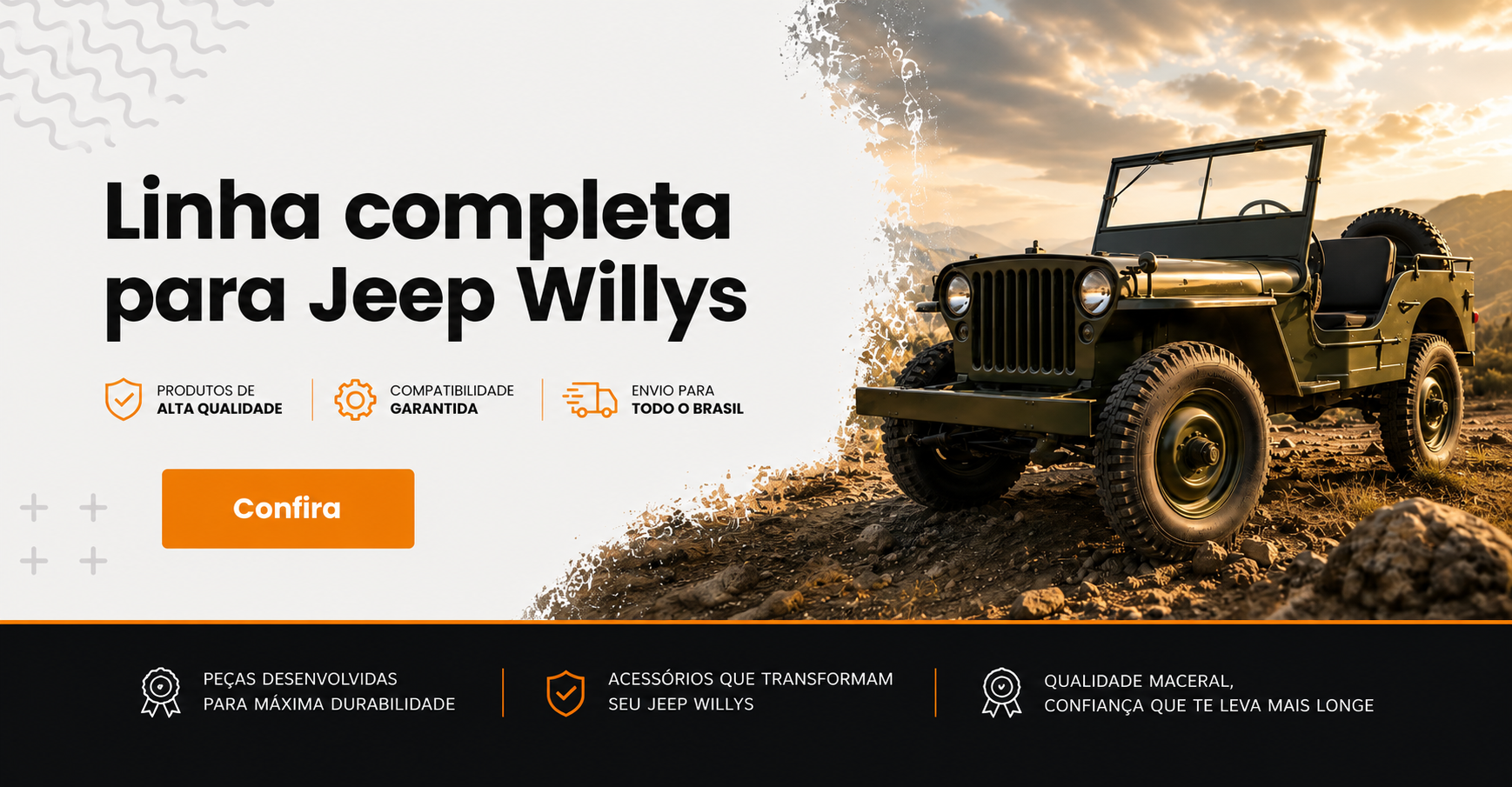 Linha jeep willys