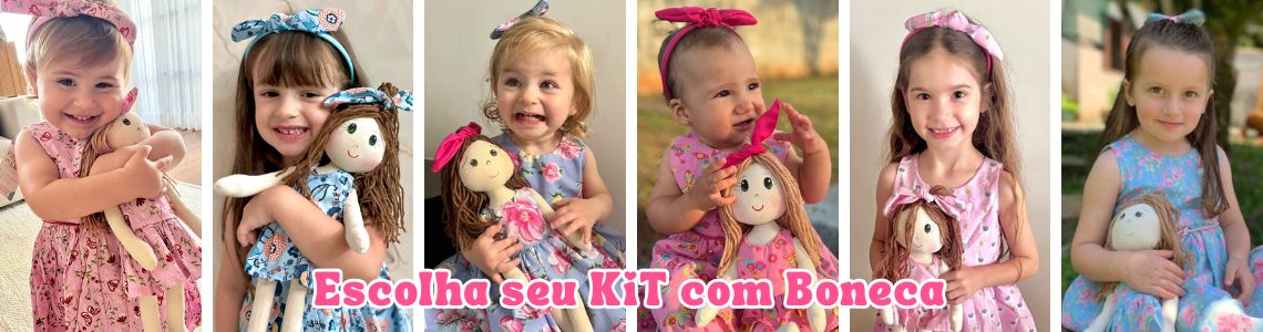 Kit vestido boneca