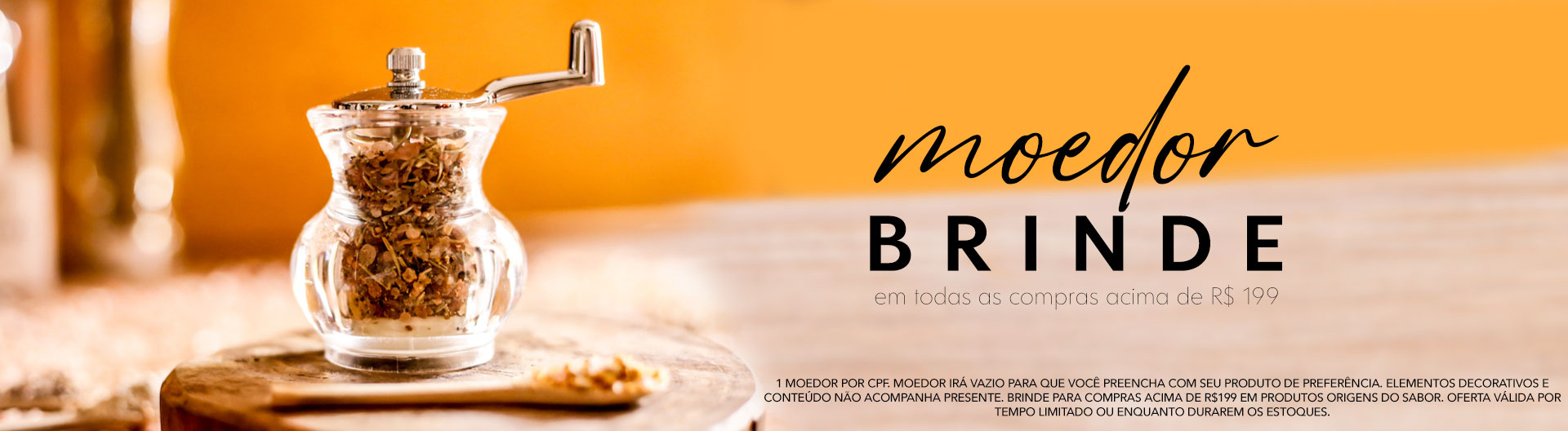 Promoção Moedor