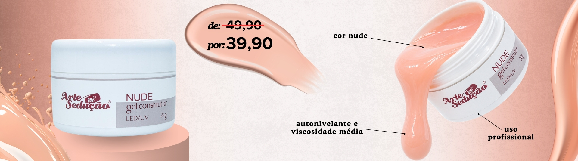 Gel Construtor Nude Jun.26