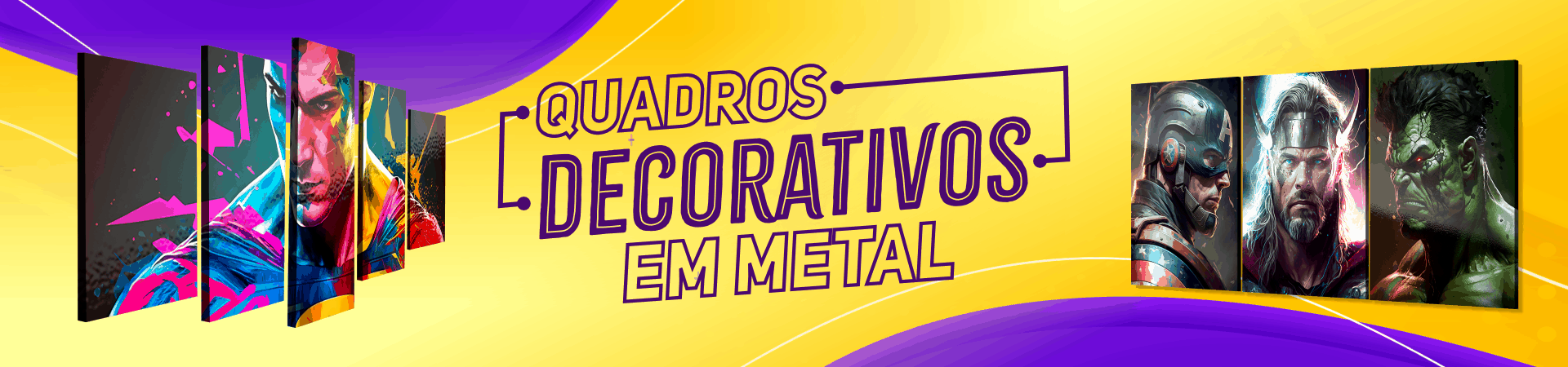 QUADROS DE METAL
