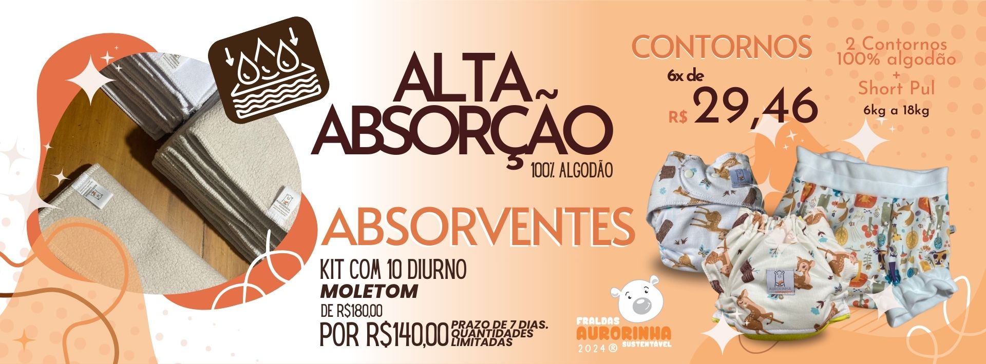 Absorventes Moletons