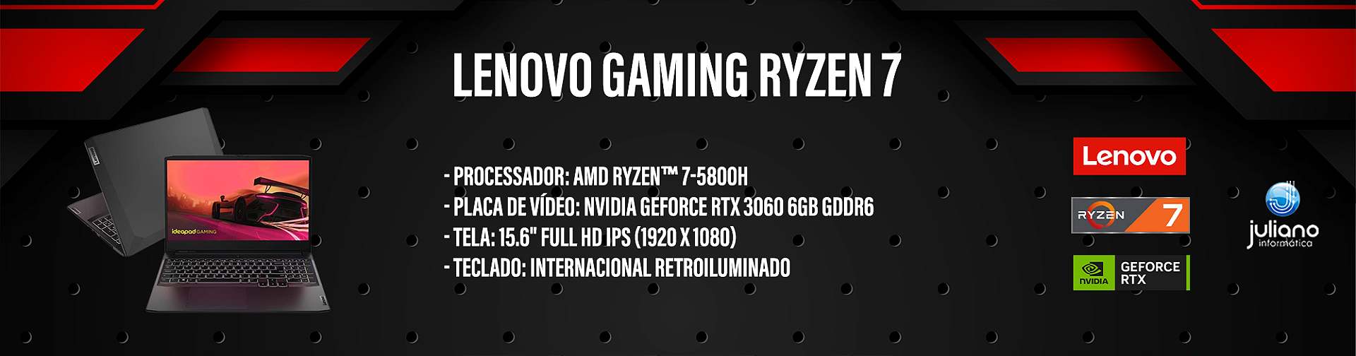 Lenovo AMD Ryzen 7-5800H 3060