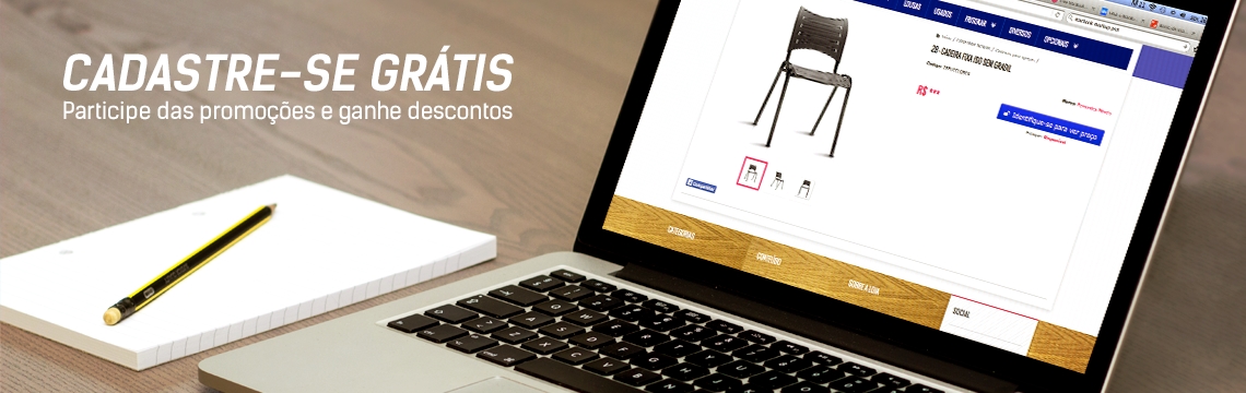 Cadastre-se e ganhe descontos nas promoções!