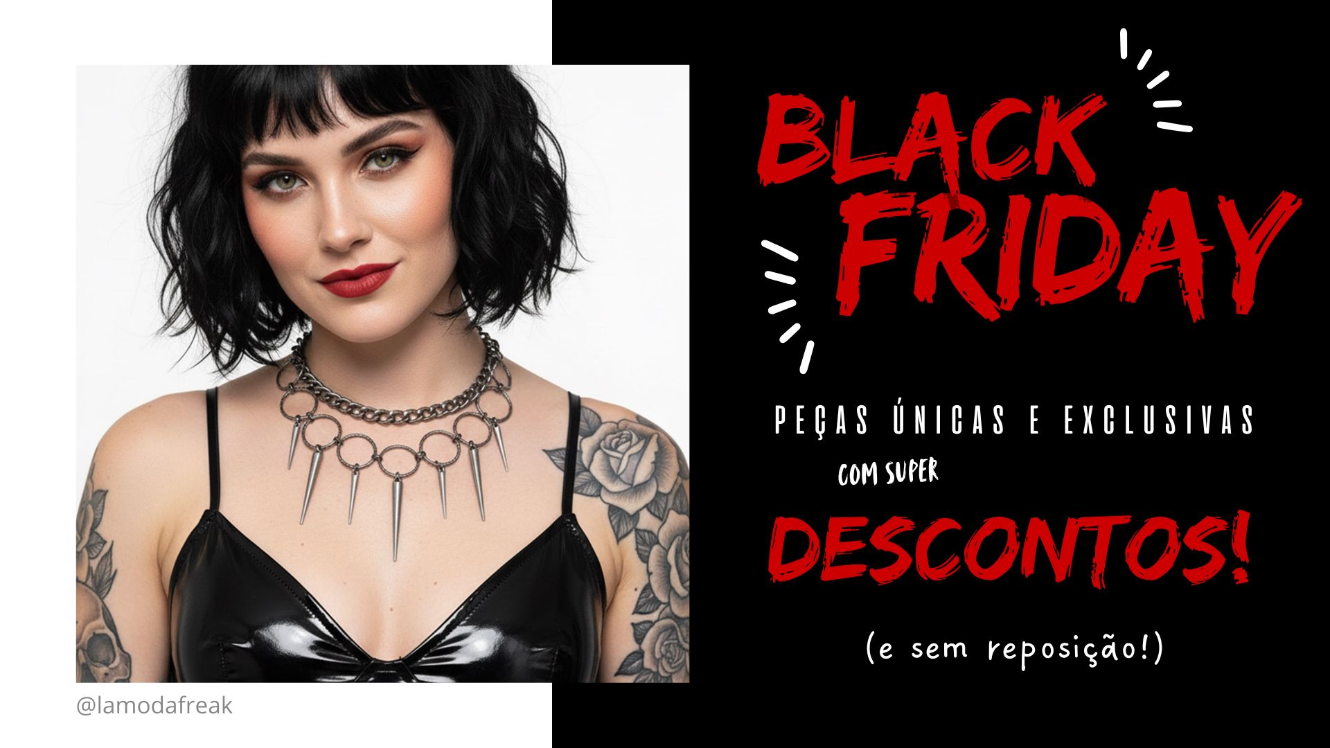 BLACK FRIDAY ACESSÓRIOS E MODA ALTERNATIVA AUTORAL