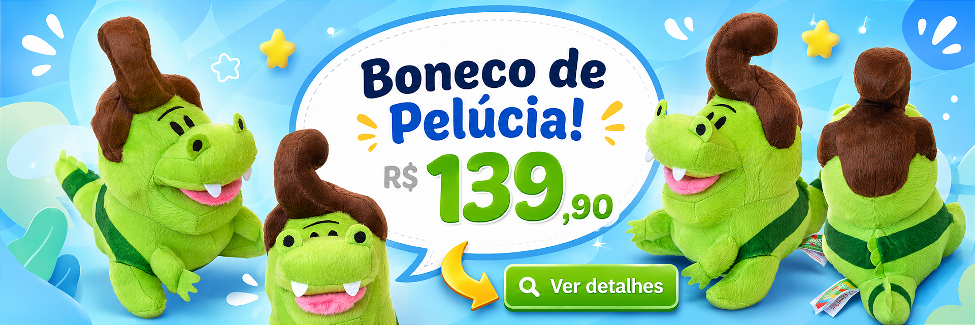 Pelúcia do Jacarelvis