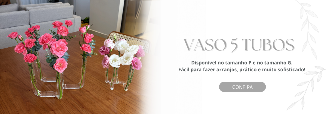 Vaso 5 tubos
